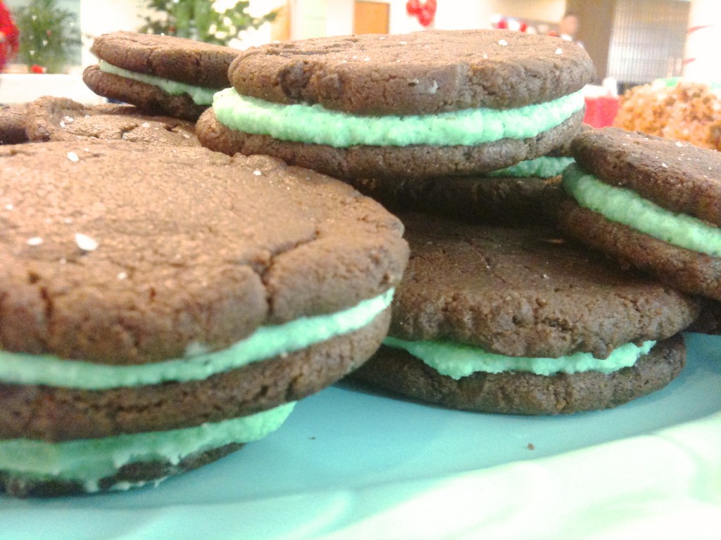 chocolate mint cookies