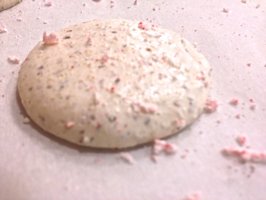 candy cane macaron