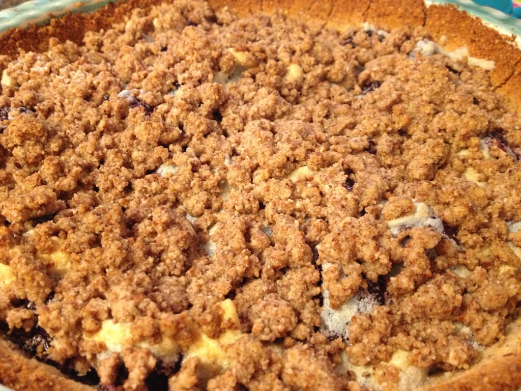gluten free blackberry crumble