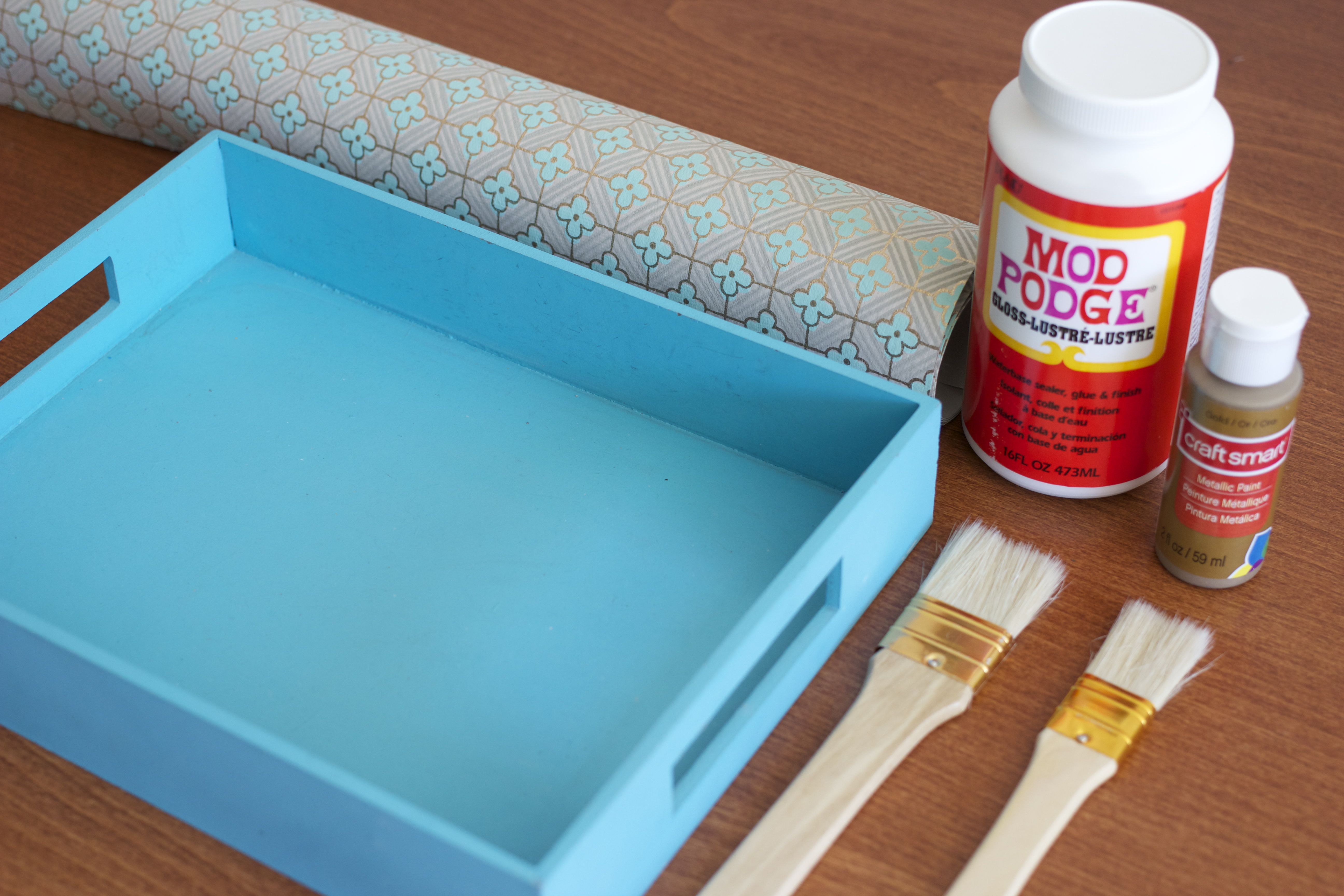 Paper Decoupage Tray