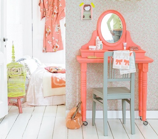 neon-coral-grey-bedroom