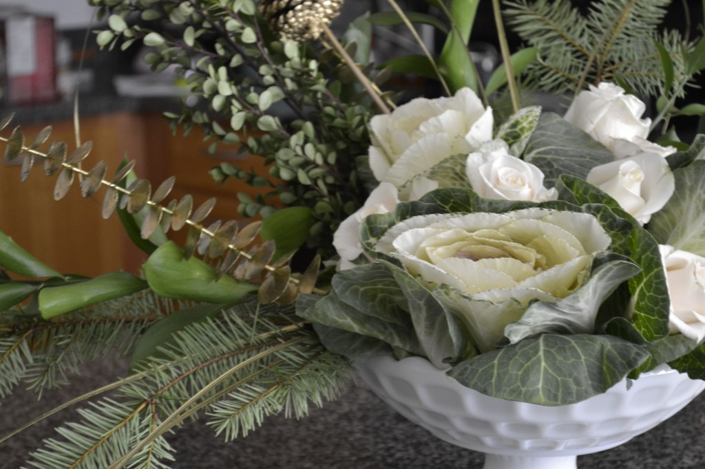 winter floral arrangement