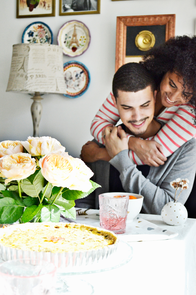 romantic breakfast